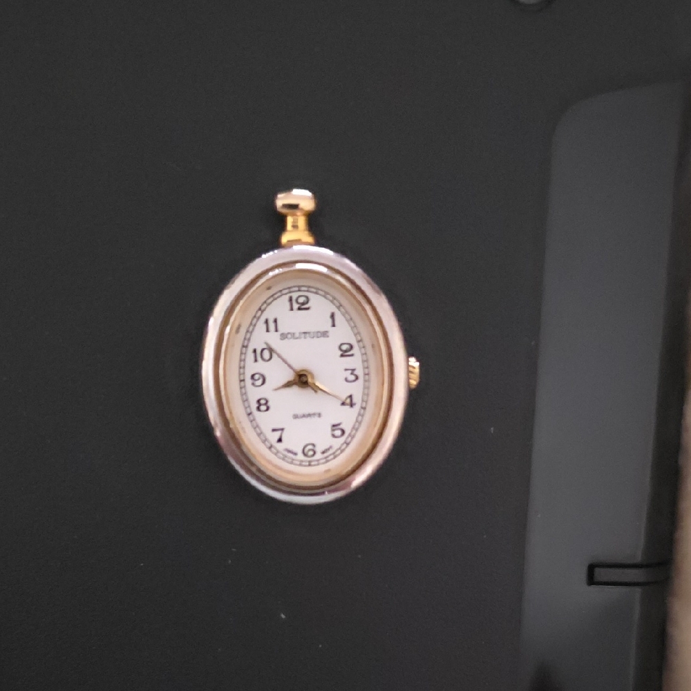 Solitude Gold and White Quartz Watch